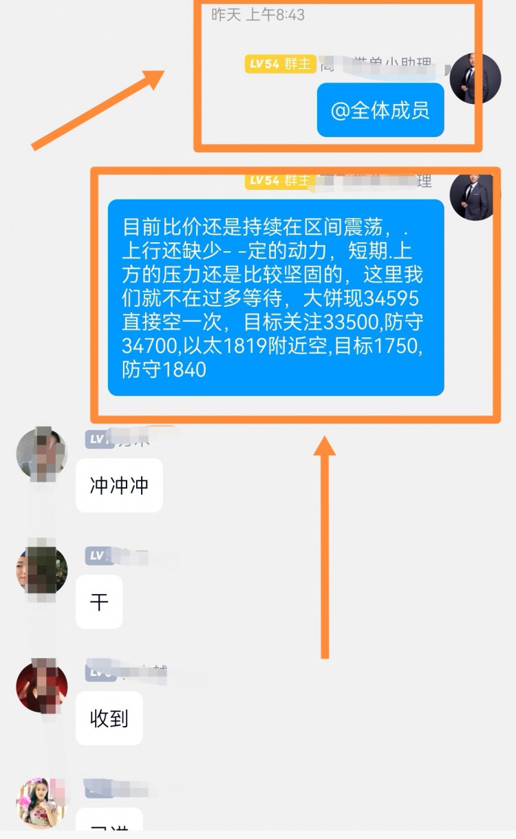 [高飛論幣]今日行情一直處于一個區(qū)間來回震蕩,老高這里震蕩