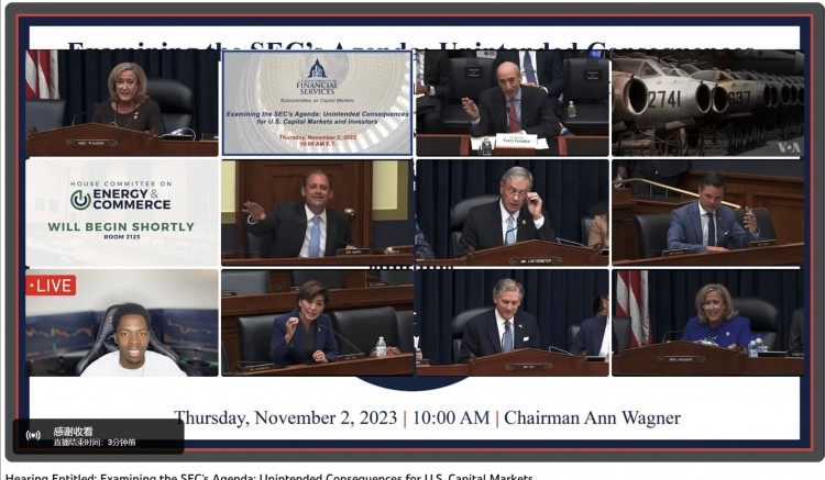 眾議院針對SEC的聽證會,結果來了,扯了一晚上犢子,跟幣圈半