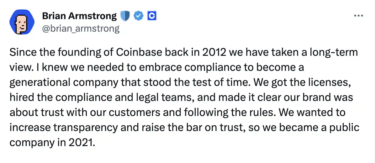 [梭哈達(dá)人]Coinbase是從Binance認(rèn)罰中受益嗎？