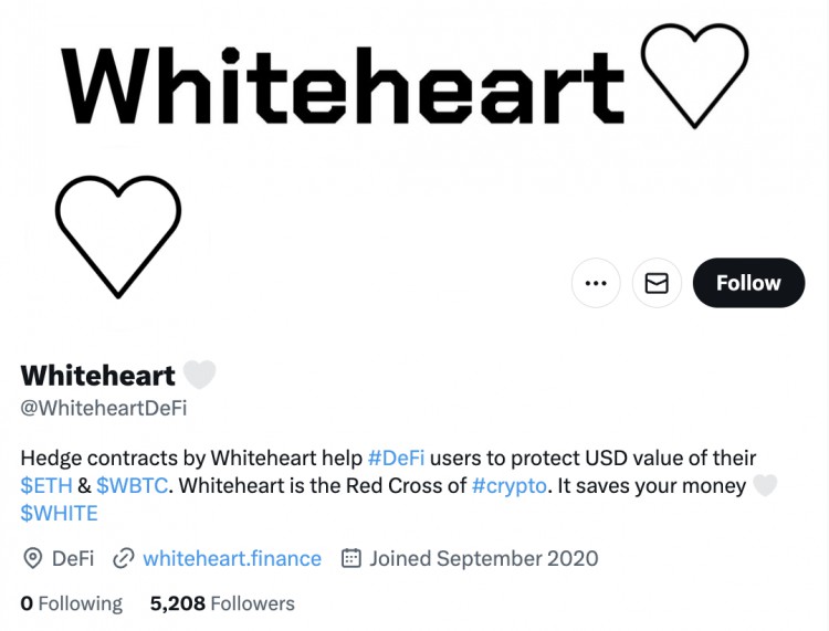 Crypto在7天內(nèi)突然上漲了1700倍，即將關(guān)閉「紅十字會(huì)」什么是Whiteheart？