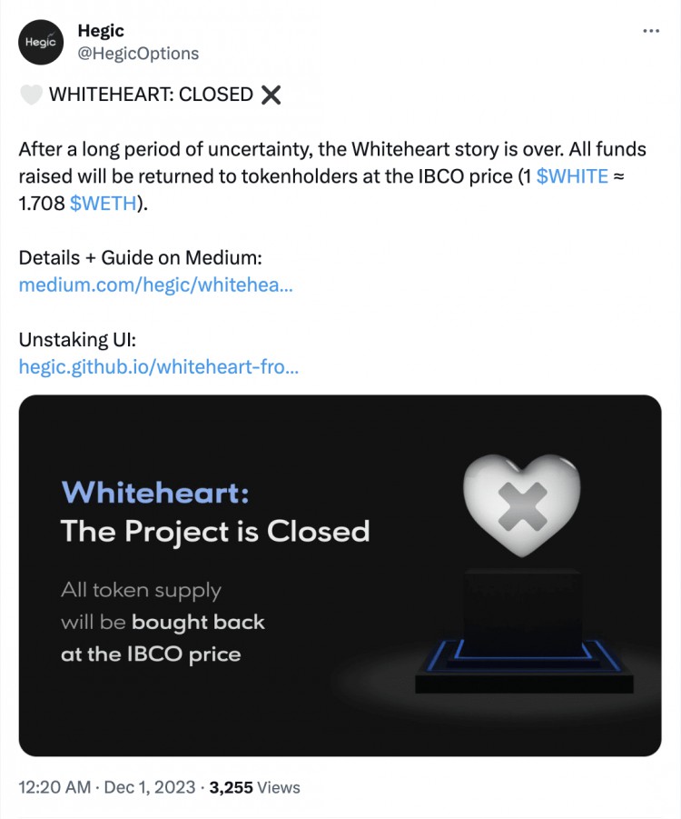 Crypto在7天內(nèi)突然上漲了1700倍，即將關(guān)閉「紅十字會(huì)」什么是Whiteheart？