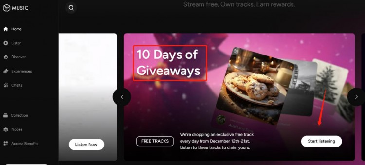 [區(qū)塊鏈大亨]如何使用Gala Music開展Listen to Earn？