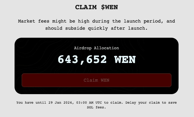 今晚空投的WEN，會(huì)是JUP前的隱藏財(cái)富密碼么？
