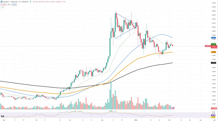 Cardano (ADA) 遭到殘酷拒絕，DXY 扼殺加密貨幣市場(chǎng)的勢(shì)頭