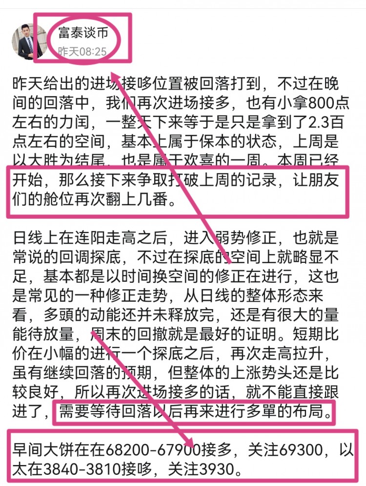[富泰談幣1]行情運(yùn)行軌跡與思路一致 選擇你自己的利潤(rùn)空間