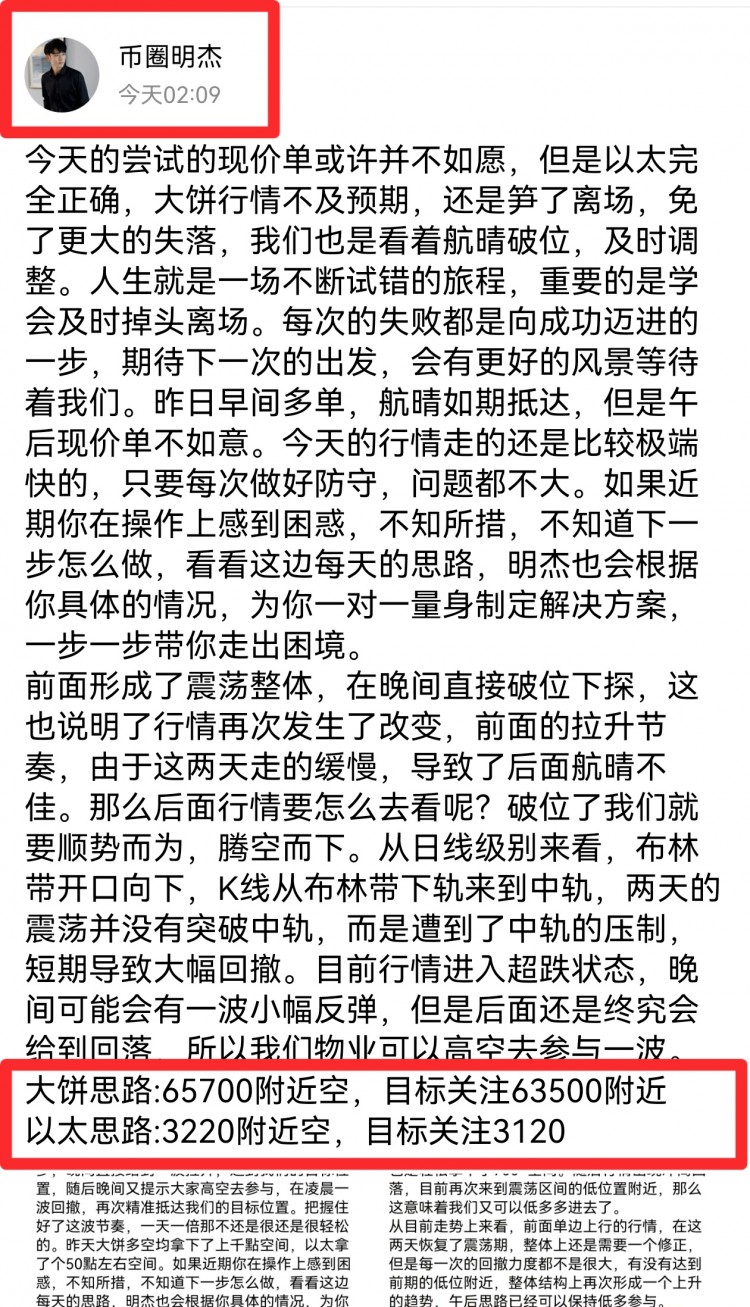 [明杰]63550附近的午夜行情預(yù)測