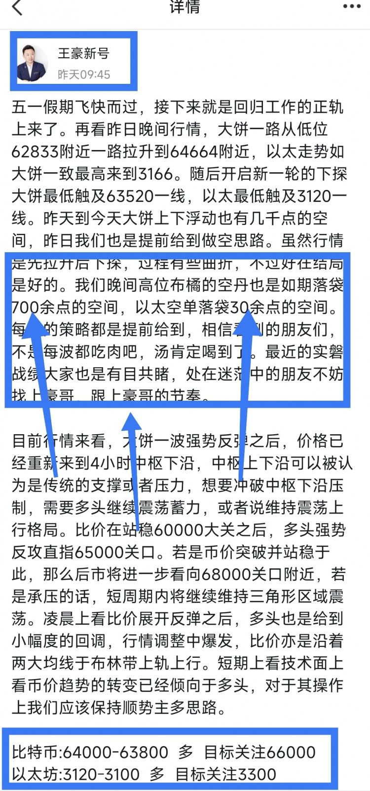 [幣圈王豪]幣圈王豪:周二早間比特幣以太坊操作思路以及策略分析