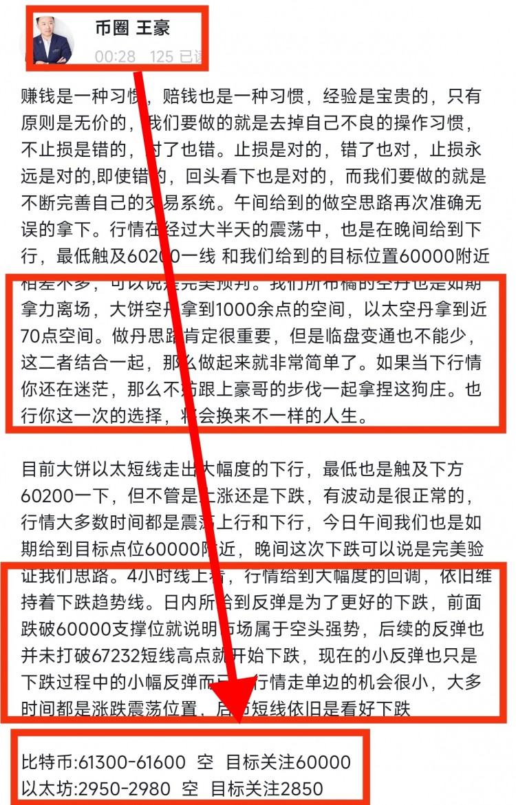 [幣圈王豪]幣圈王豪:5.12凌晨比特幣以太坊操作思路
