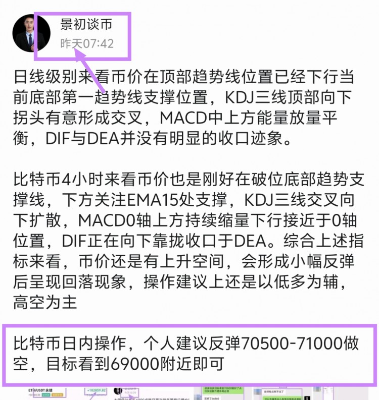 [景初談幣]市場風(fēng)險偏好較高，投資逢低買入