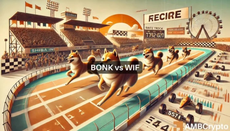 Solana上BONK暴漲12%后如何翻轉WIF memecoin