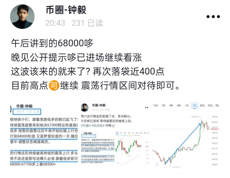 [幣圈鐘毅]普驚艷亮相，還延續(xù)了震蕩上行的態(tài)勢